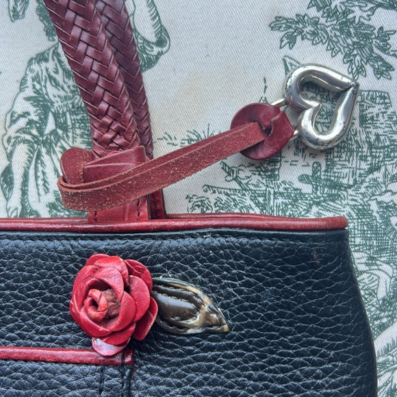 Brighton genuine sturdy leather handheld handbag. - Picture 2 of 11